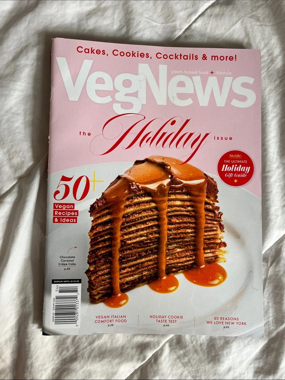 Veg News 2025 Editions vegan magazine set of 4